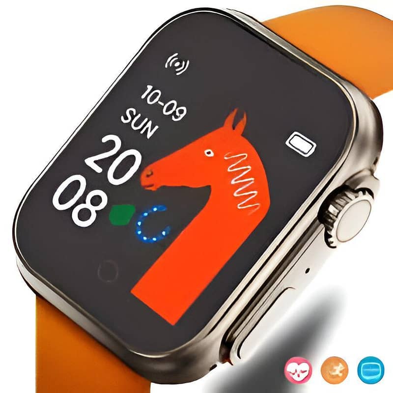 Health & Fitness | Smart Watch | Bluetooth Connectivity | 1 Pcs Orange 1