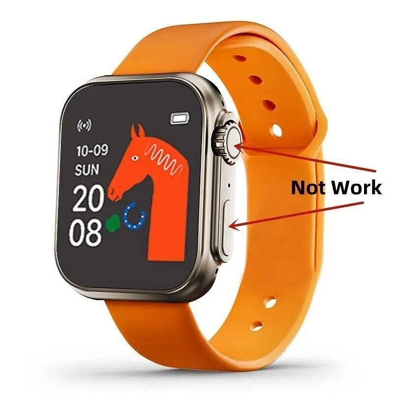 Health & Fitness | Smart Watch | Bluetooth Connectivity | 1 Pcs Orange 2