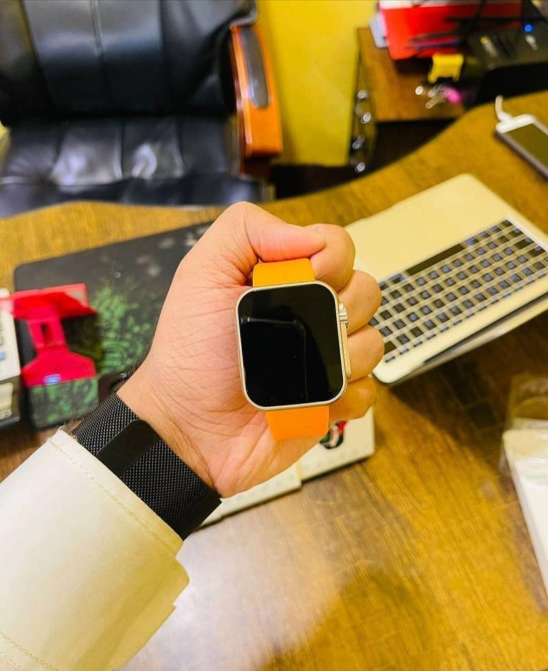 Health & Fitness | Smart Watch | Bluetooth Connectivity | 1 Pcs Orange 3