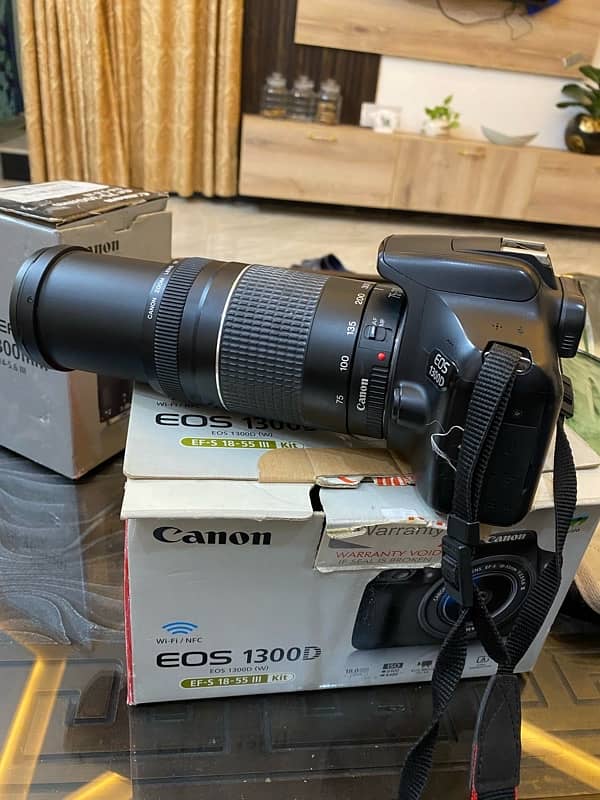 Canon DSLR 1300D with 75-300mm Lens 1