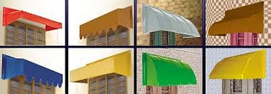 Fiber Glass works/ window shades / fiber sheet shades , PVC shades 7