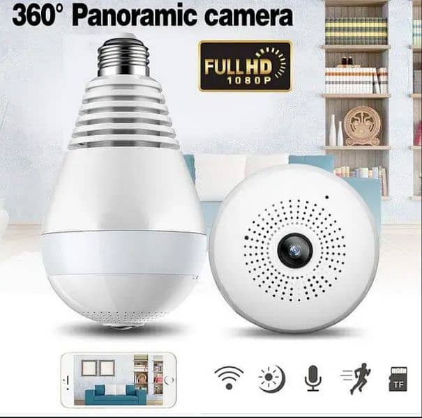 bulb camera 360 degree views full hd recording 2