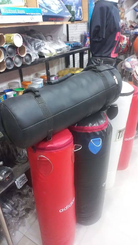 Boxing bag punching sand gloves speed ball teakwondo mma karate kit 1