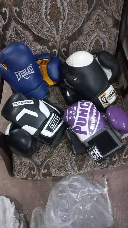 Boxing bag punching sand gloves speed ball teakwondo mma karate kit 7