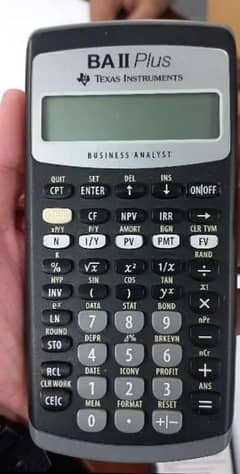 Financial Calculator BA ll plus