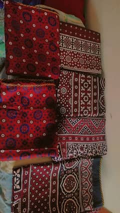 sandhi hand print ajrak for sale