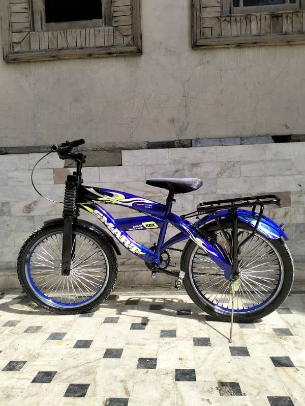 cycle in blue colour 3