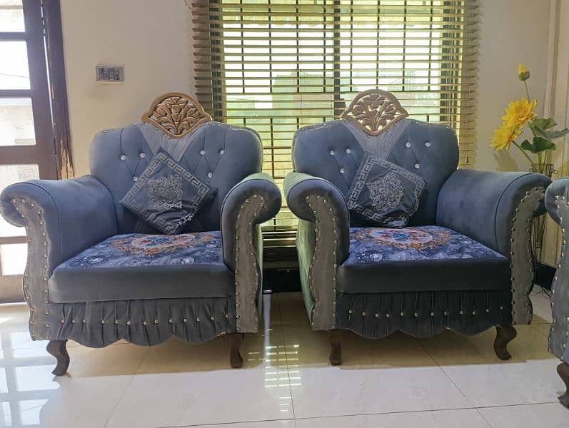 5 Seater Sofa with Table 4