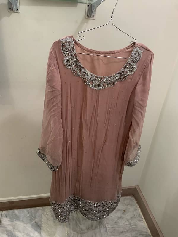 tea pink 2piece shirt and shalwar 3