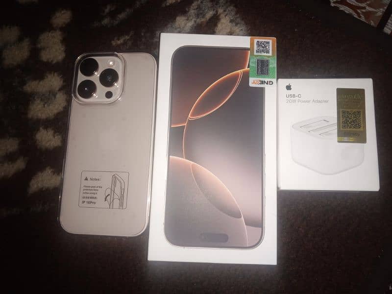 Iphone 16 Pro 128gb Desert Titanium brand new PTA Approved 1