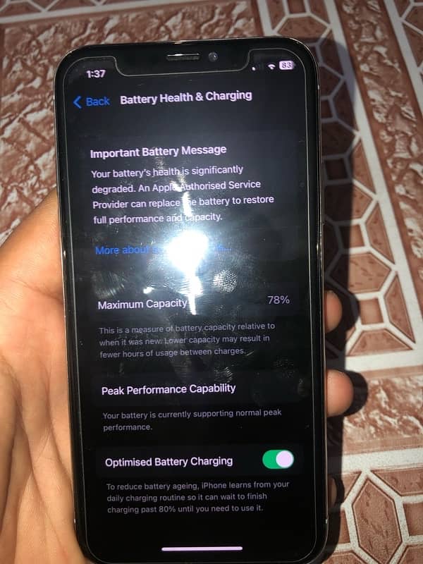 iPhone X 64gb Pta approved 3