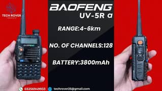 Walkie Talkie | Wireless Set Baofeng Uv-5rA Two Way Radio |