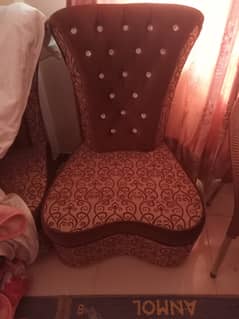 Room chair 2 aur tea table A 1 condition