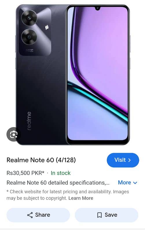 realme Note 60 3