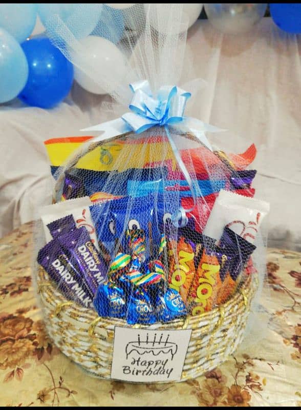 Chocolate Gift Basket, With Customize Name and Product 03269413521 1