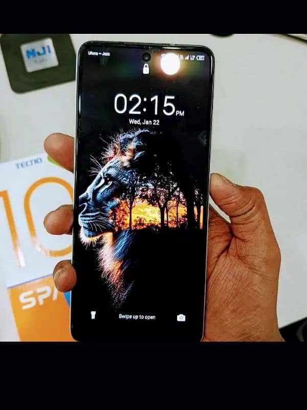 Tecno spark 10 pro 8+8/256 complete box and charger condition 10/10 6