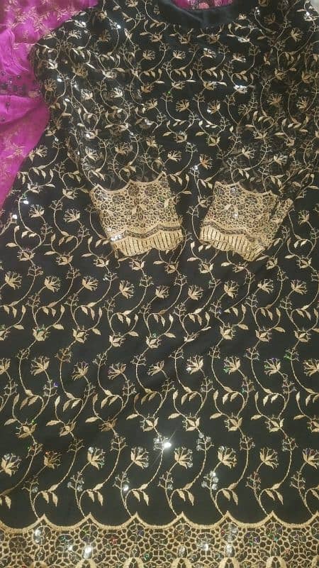 sequence n embroidered 3 piece net 4