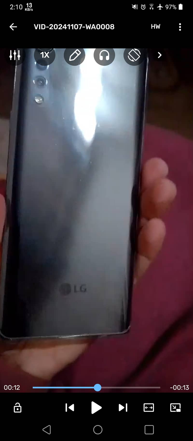 LG velvet 0