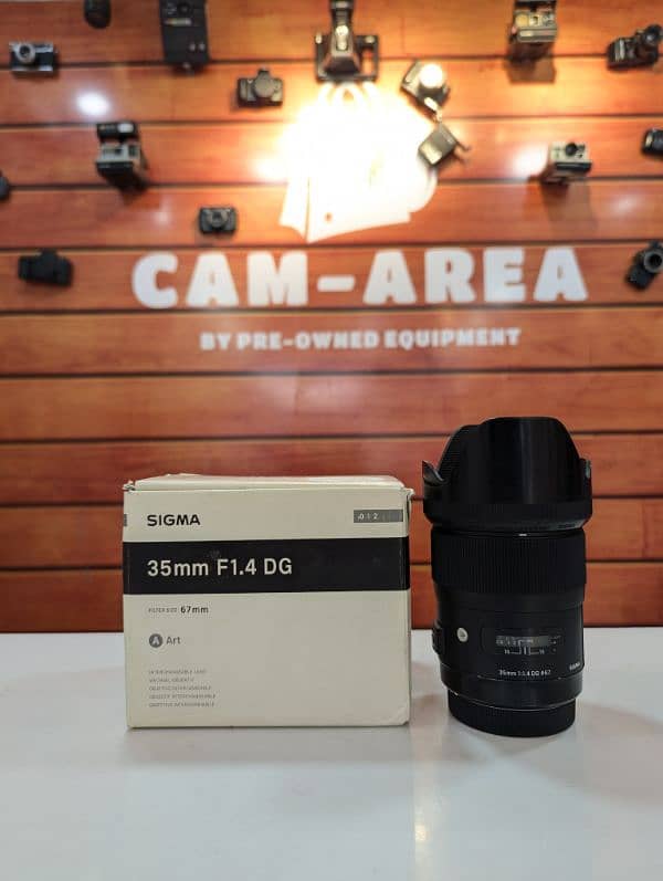 Sigma 35mm F1.4 DG HSM For Canon, Good Condition, Sigma Lens For Canon 0