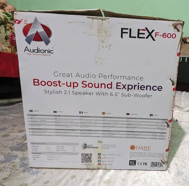 Audionic speaker FLEX F-600 woofer 9