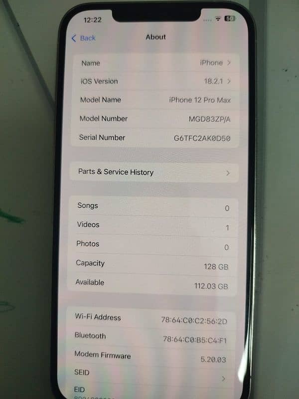 iPhone 12 Pro MAX PTA 10