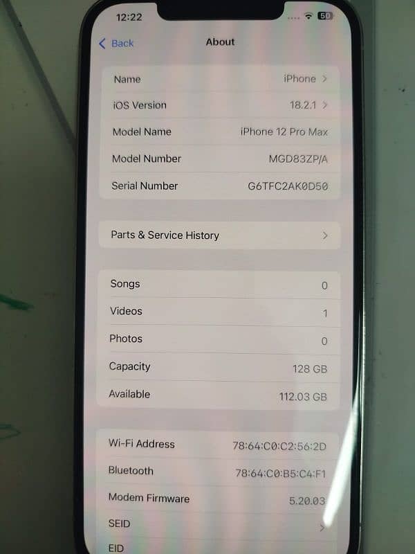 iPhone 12 Pro MAX PTA 12