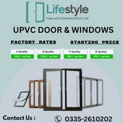 Aluminium Windows Services in lahore, UPVC windows in Pakistan