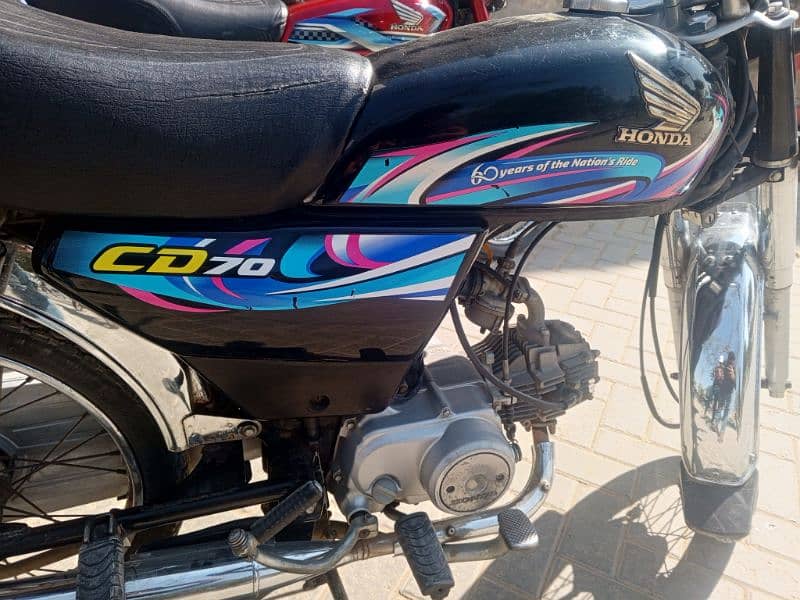 Honda CD 70 2024 Karachi number 5