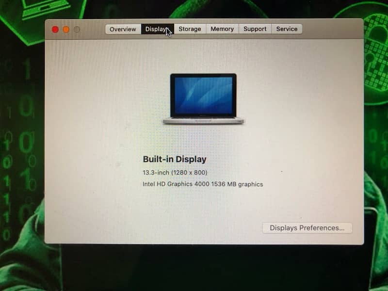 MacBook Pro 8gb ram 750gb hard disk 10