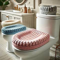 Soft & Warm Toilet Seat Cover – Washable & Stretchable