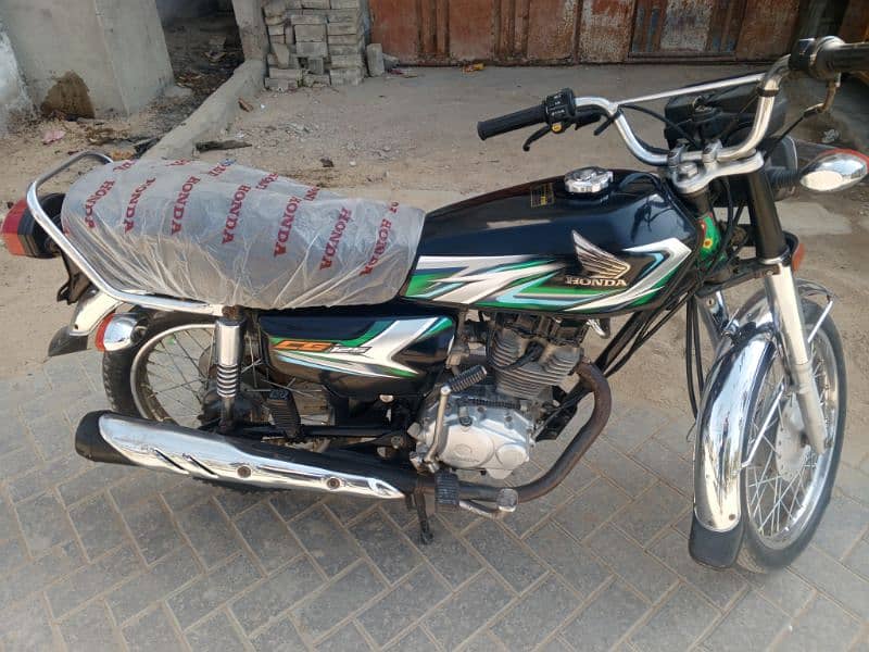 Honda CG 125 2023 Karachi number 0