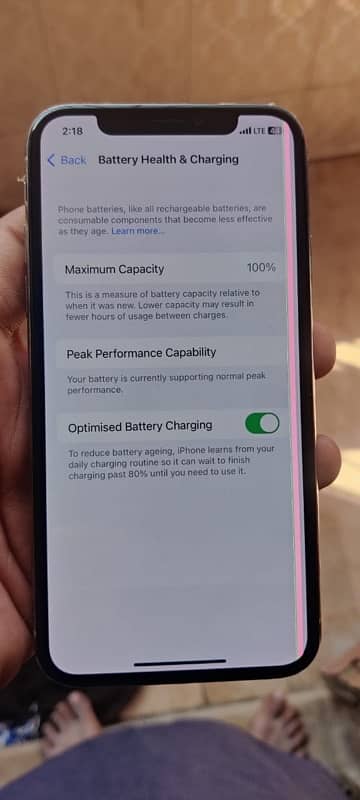 iPhone X 64 gb pTA approved 7