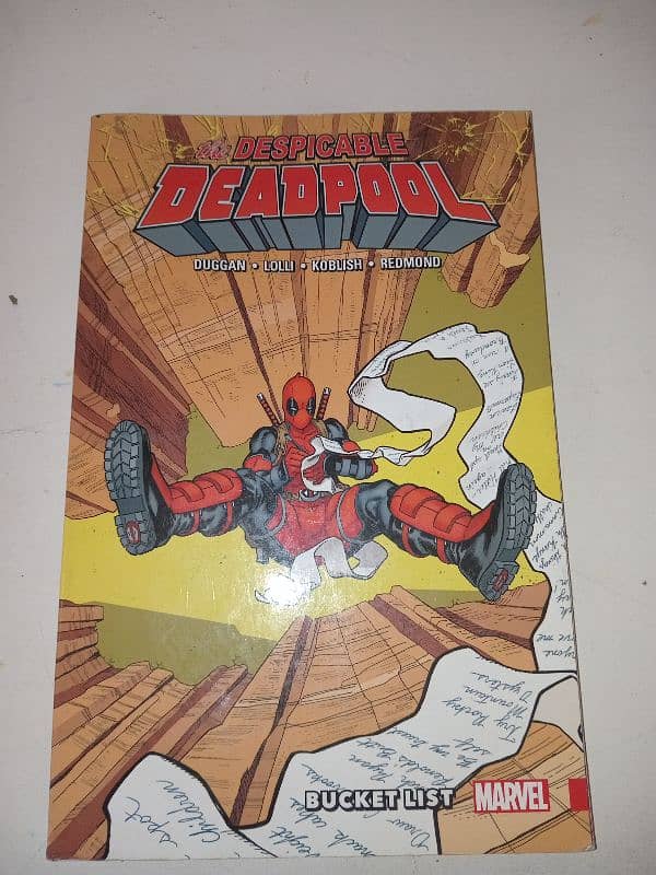 THE DESPICIBLE DEADPOOL BUCKET LIST COMIC ORIGINAL 0