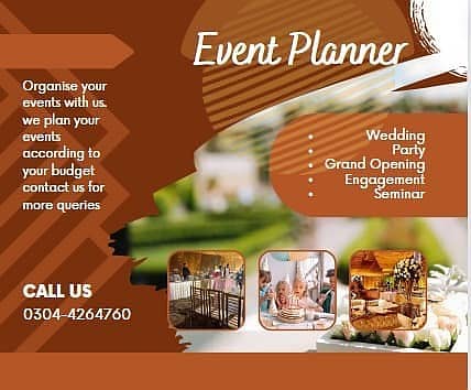 Event management /engagment setup/ birthday planner / wedding planner 1