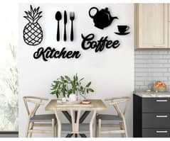 Kitchen wooden wall Art