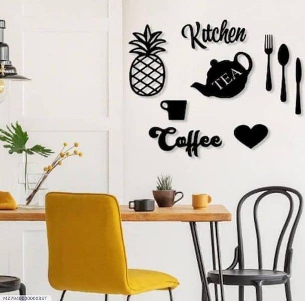 Kitchen wooden wall Art 2