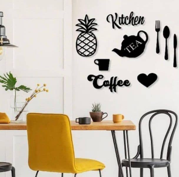 Kitchen wooden wall Art 4