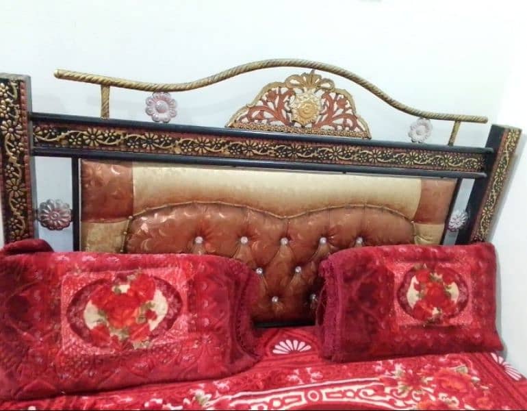 Iron Bed with matrass 12