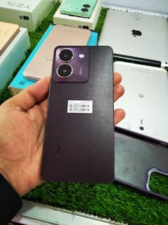 Vivo y27s 8/128 full box 10/10 2 color available green and brown