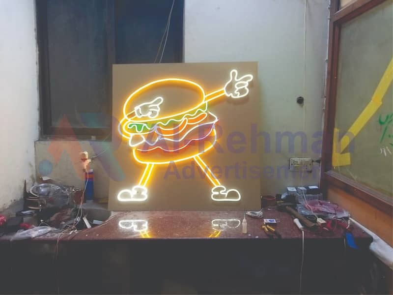 Backdrop Front lit Sign Boards Banner Labels 3D Sign Acrylic Sign SMD 8