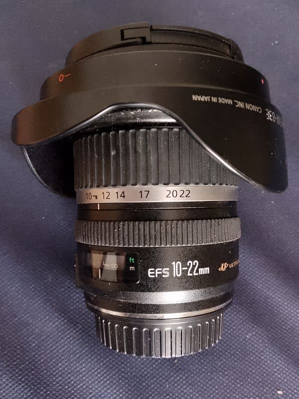 Canon EF-S 10-22 f/3.5-4.5 DSLR Lens with Filter & Hood 0