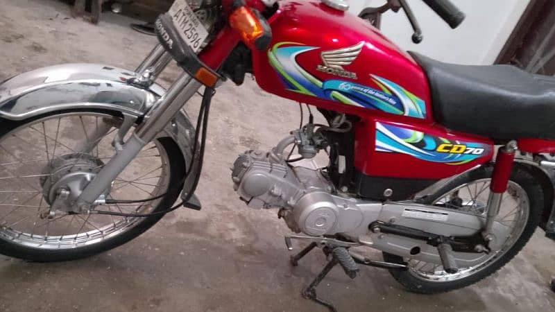 honda cd70 punjab nmbr urgent sale 3