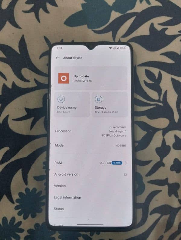 oneplus 7t (8\256) 2
