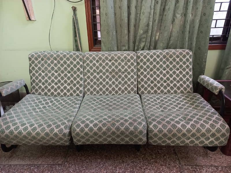 5-Seater Lounge Steel Sofa 0