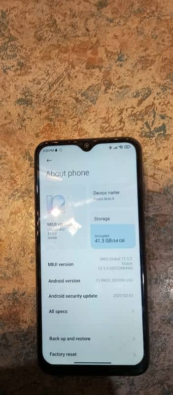 Redmi Note 8 With Box In New Condition 3