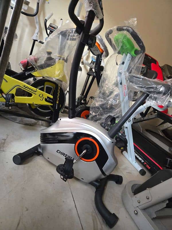 Exercise bikes(0329-4545517)Gym cycles, Ellipticles,Air bike,Spin bike 4