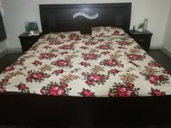 A beautiful full size bed