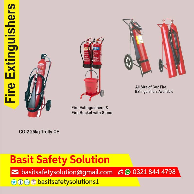 FIRE Extinguisher CO2 & POWEDER TYPE 1