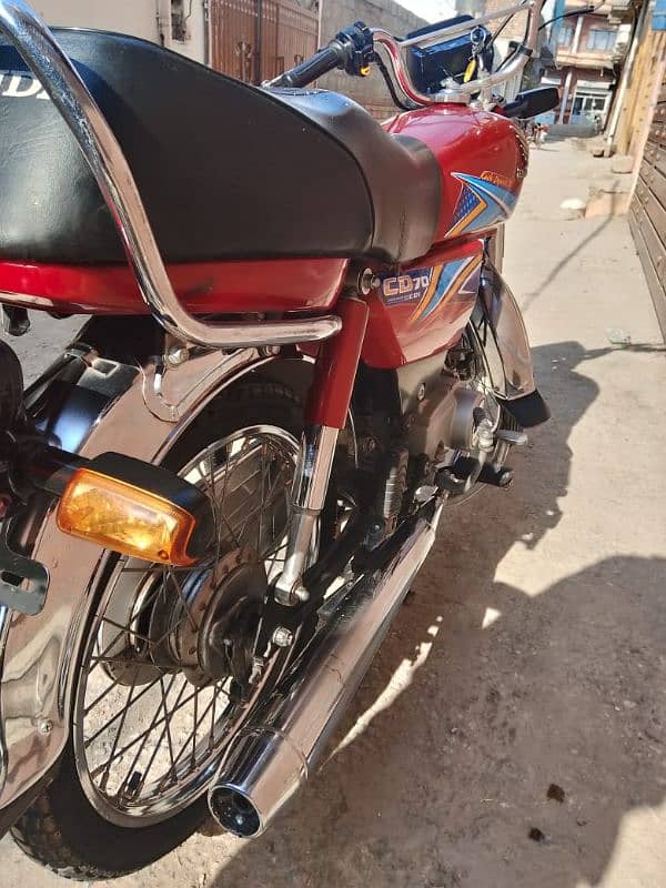 honda cd 70 genuine bike urgent sale 2