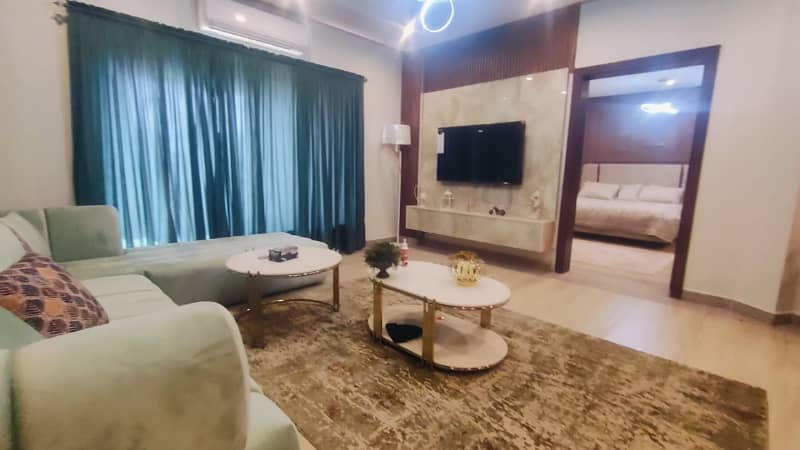 TWO BEDROOM FURNISHED APPARTMENT FOR RENT IN BAHRIA HEIGHTS 5 0